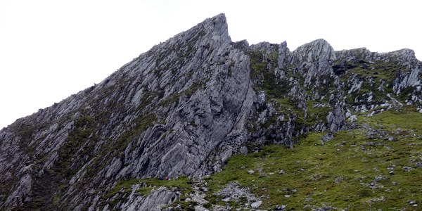 The Cneifion Arete is a a classic climb with a dramatic ridge